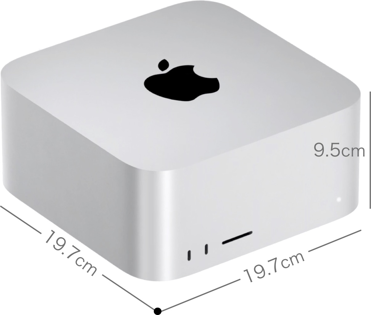 Mac Studioのサイズ